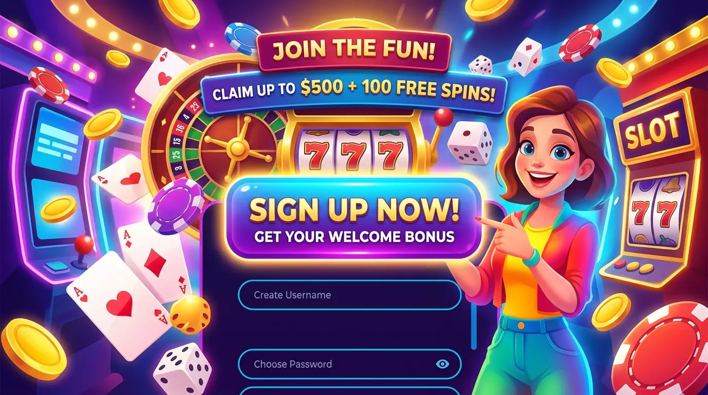 Lucky sign up